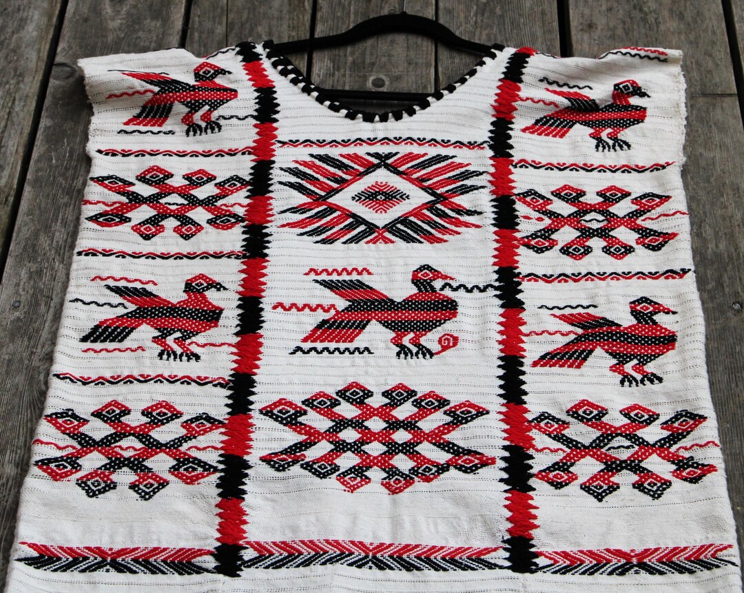 SALE RARE Vintage Oaxacan Huipil Collectors Organic Handwoven Cotton