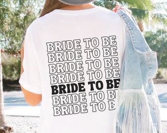 Bachelorette Shirt Bride to Be Shirt Retro Bride T Shirt for Bachelorette Tee for girls trip Boho Trendy Bridal party Shirt Group Trip Shirt
