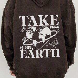 Earth Day Hoodie Earth Day Trendy Hoodie Aesthetic Sweatshirt