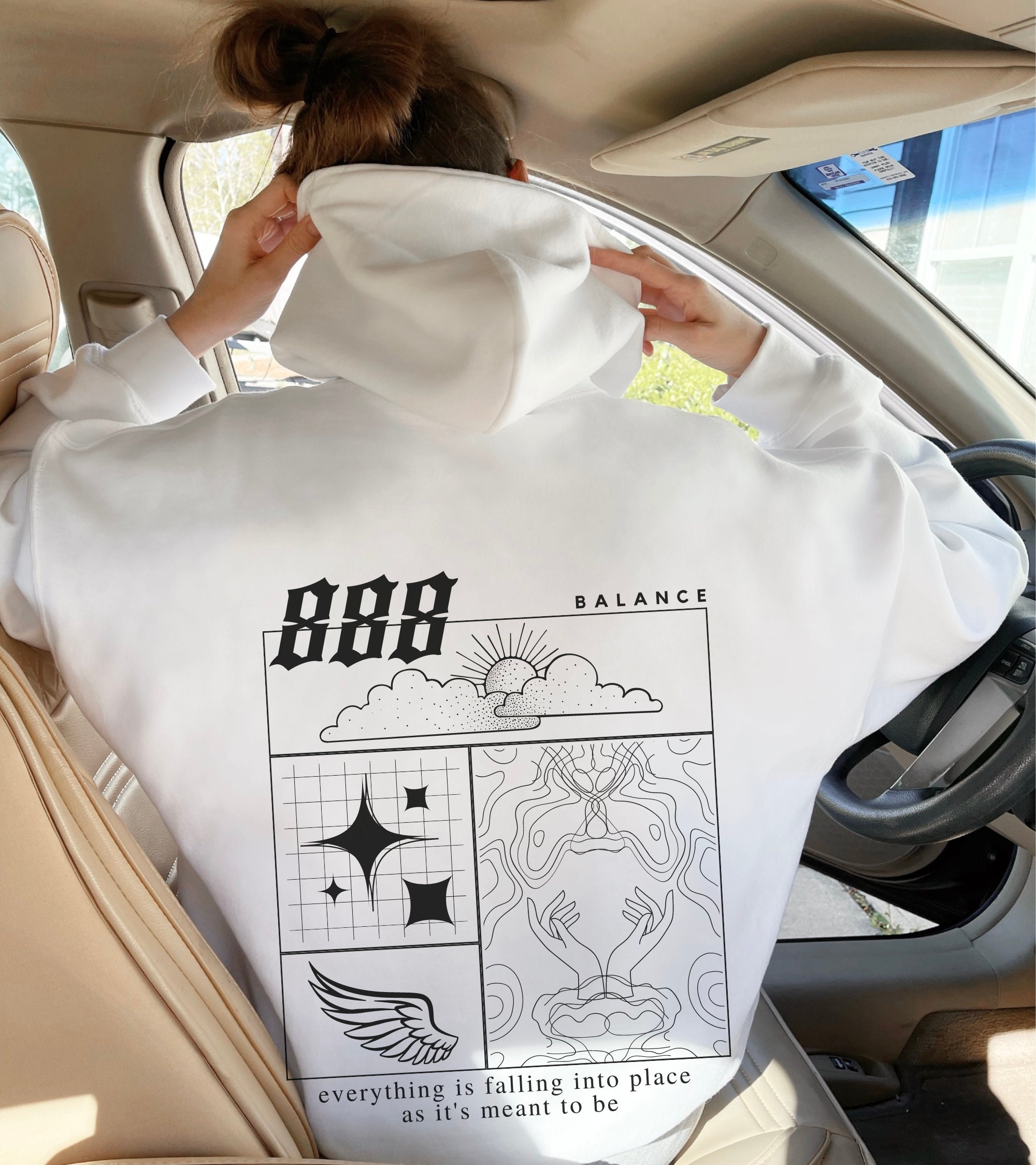 888 Angel Number Hoodie and Sweater for Women Trendy Hoodie