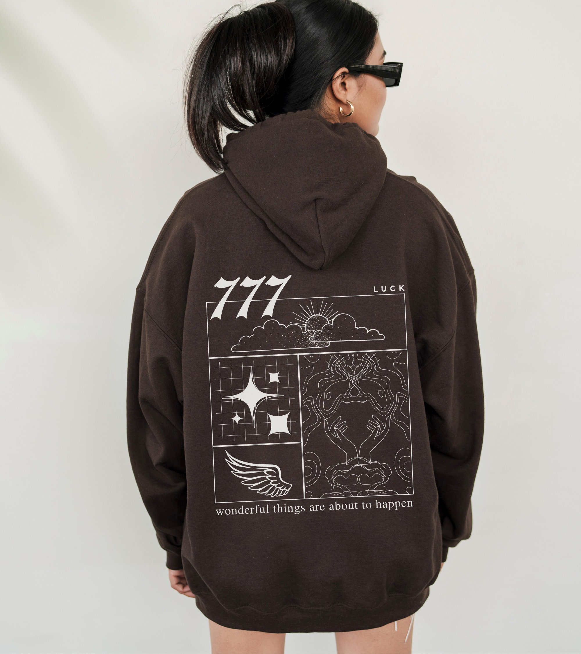 777 Angel Number Hoodie and Sweater for Women Trendy Hoodie