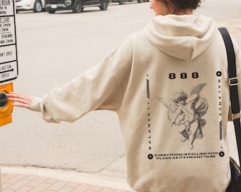 888 Angel Number Hoodie - Y2K, Witchy Streetwear