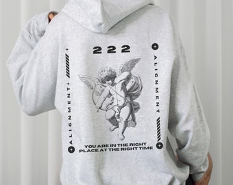222 Angel Number Hoodie and Sweater for Women Trendy Hoodie