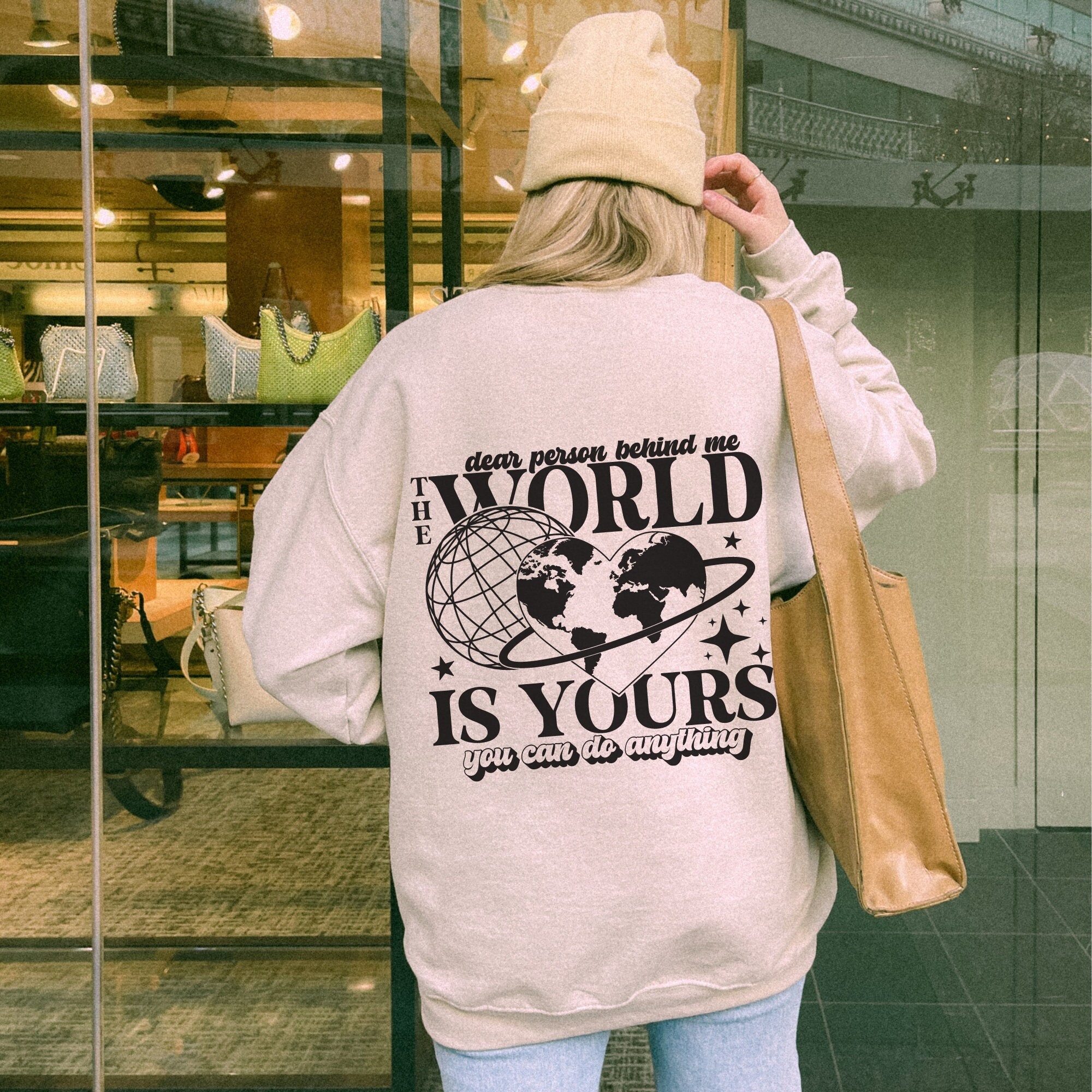 The World is Yours Hoodie - Etsy