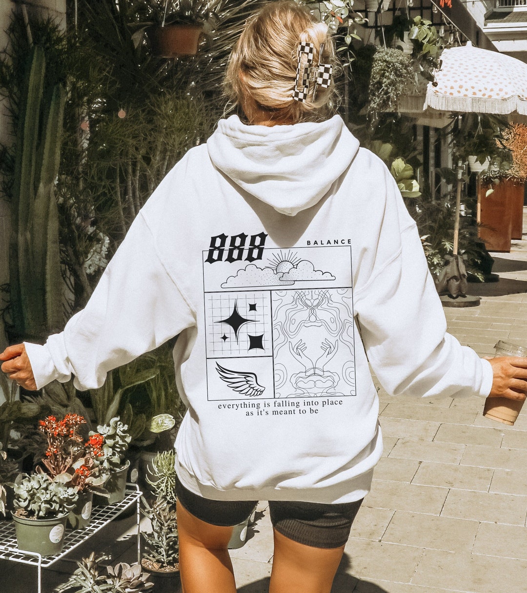 888 Angel Number Hoodie and Sweater for Women Trendy Hoodie