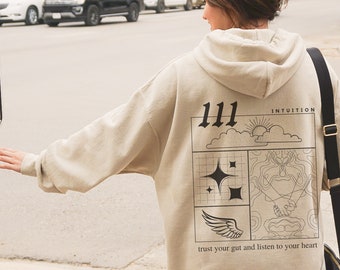 111 Angel Number Hoodie: Y2K Mystical Streetwear