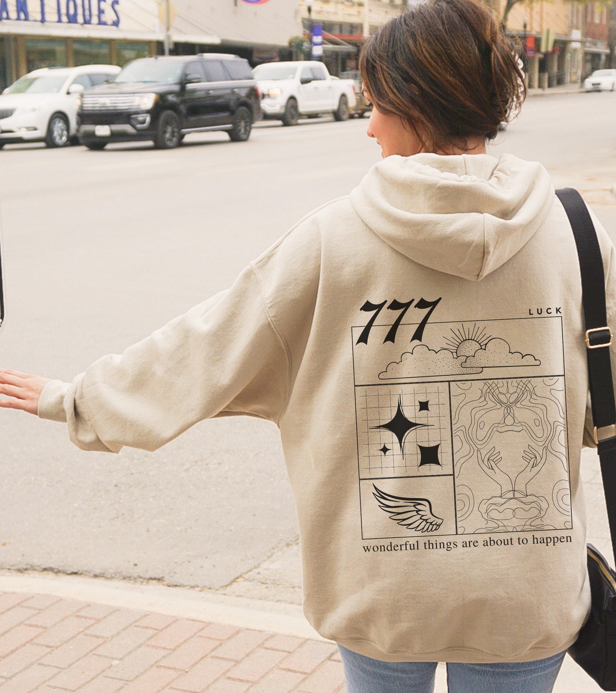 777 Angel Number Hoodie and Sweater for Women Trendy Hoodie