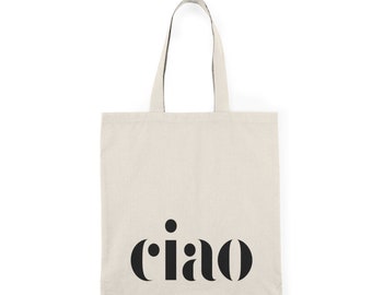 Ciao Tote Bag - Einkaufstasche im italienischen Stil