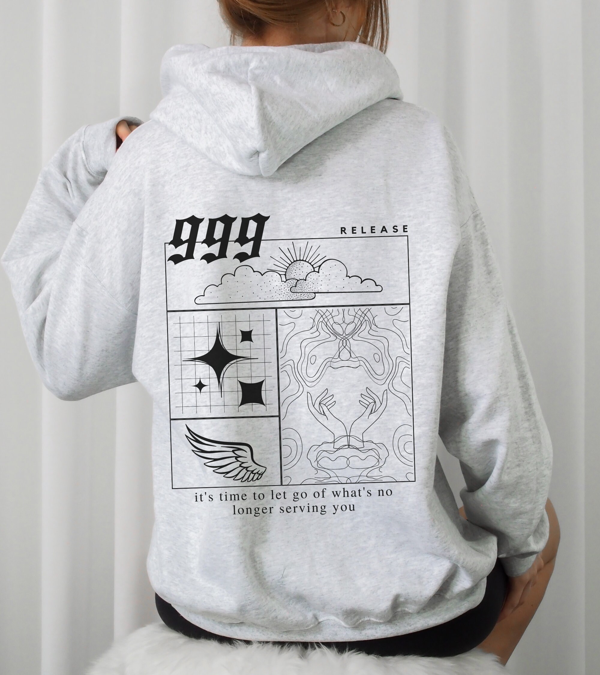 999 Angel Number Hoodie and Sweater for Women Trendy Hoodie