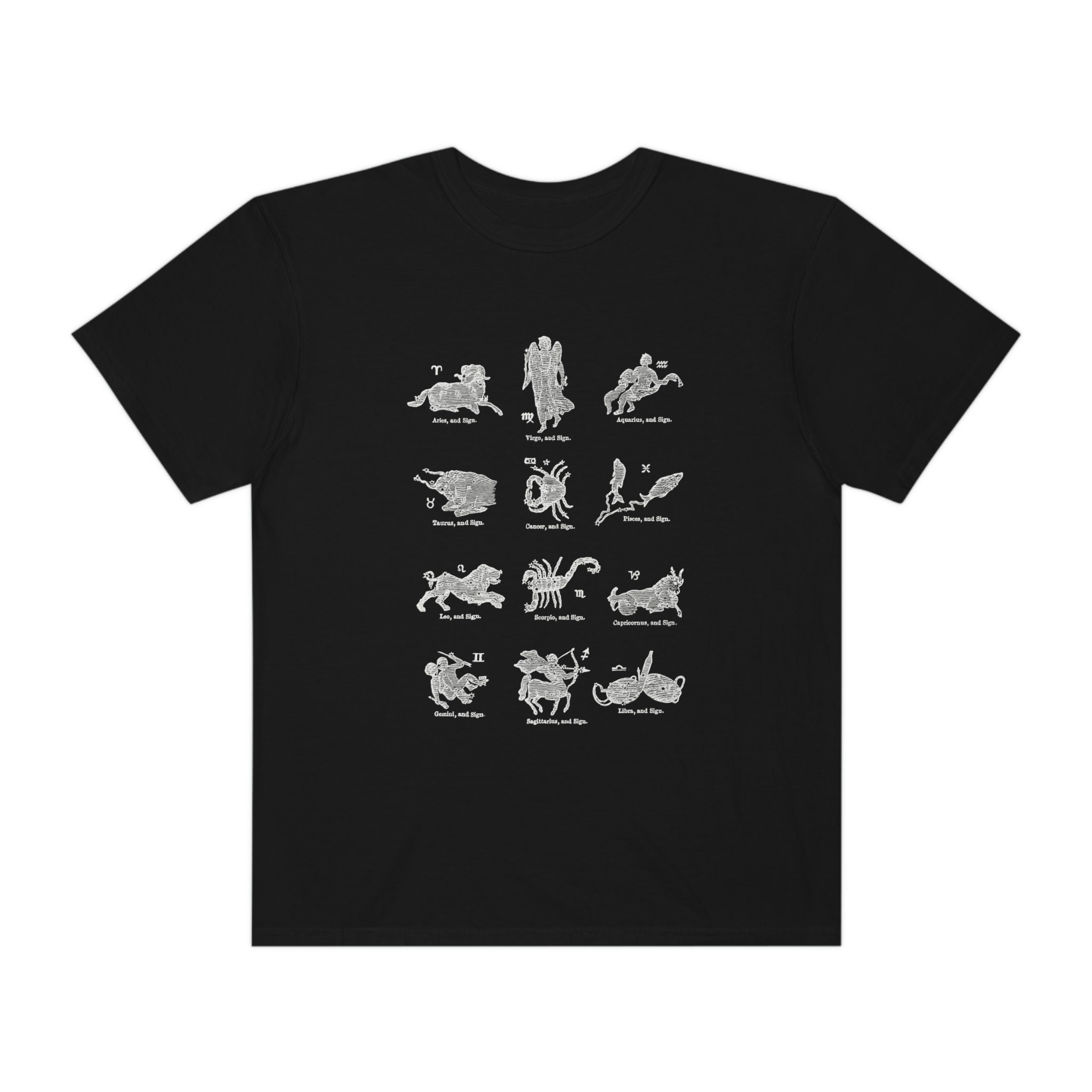 horoscope T-shirt(standard) WH 蠍座 Amazon | 蠍座 10月25日 星座 占星術 星占い サイン 誕生日 T