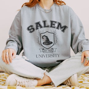 Halloween Sweatshirt Salem Massachusetts Sweatshirt for Fall Shirt Spooky Season Fall Sweatshirt Witchy Vibes Fall Vibes Spooky Vibes