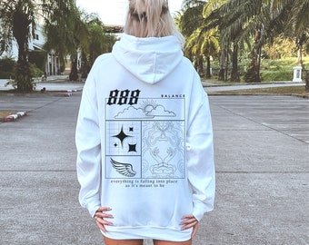 888 Angel Number Hoodie and Sweater for Women Trendy Hoodie