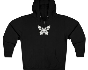 Zip up Hoodie Y2k Sweatshirt Butterfly Hoodie Womens Trendy