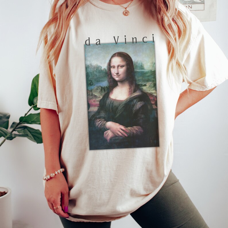 Leonardo Da Vinci Shirt Mona Lisa T Shirt Da Vinci Shirt Art Lover — free download