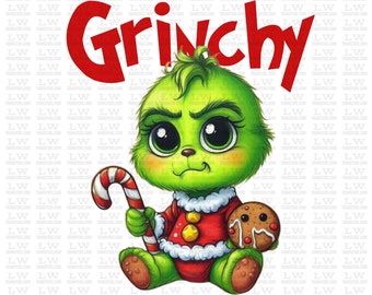 Baby Christmas  DTF Transfers Ready To Press, Custom DTF Design, Dtf Transfers,  CH001
