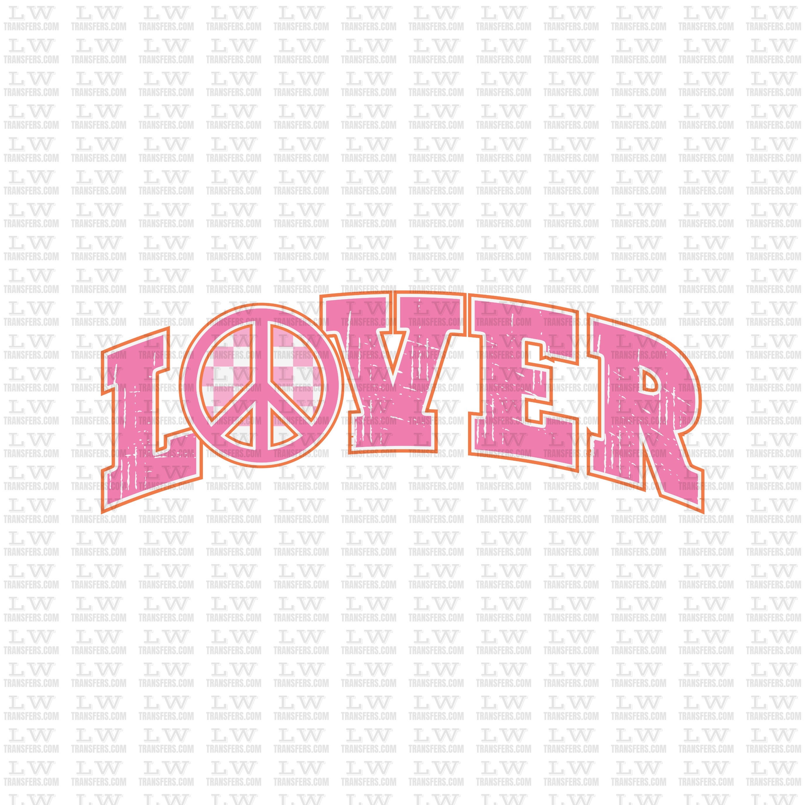 Retro Lover DTF Valentine's Day Transfer, RTS Ready to Press