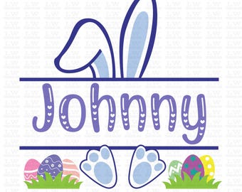 Personalized Easter Bunny Transfer With Name, Ready to Press DTF Transfer, Heat Transfer For Shirts, Spring Custom Sublimation Bunny Ears