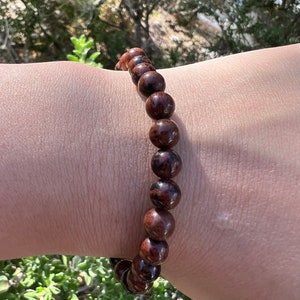 Mahogany Obsidian Bracelet