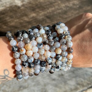 Dragon Vein Agate bracelet