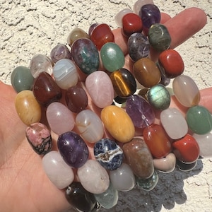 Natural Multi Crystal Bracelet