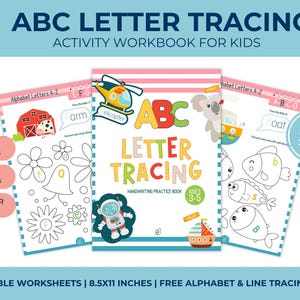 Alphabet Tracing Workbook: ABC Handwriting Practice for Kids (PDF Download)
