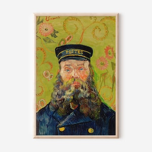 Eclectic Art, Printable Painting, Vintage Art, Portrait Art, Modern Art, Downloadable Wall art, Poster Print, Vincent Van Gogh, Printable