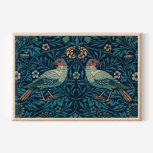 Eclectic Art, Boho Print, Poster Print, Abstract Art, Gallery Wall Art, Minimalist Printable Wall Art, William Morris Art