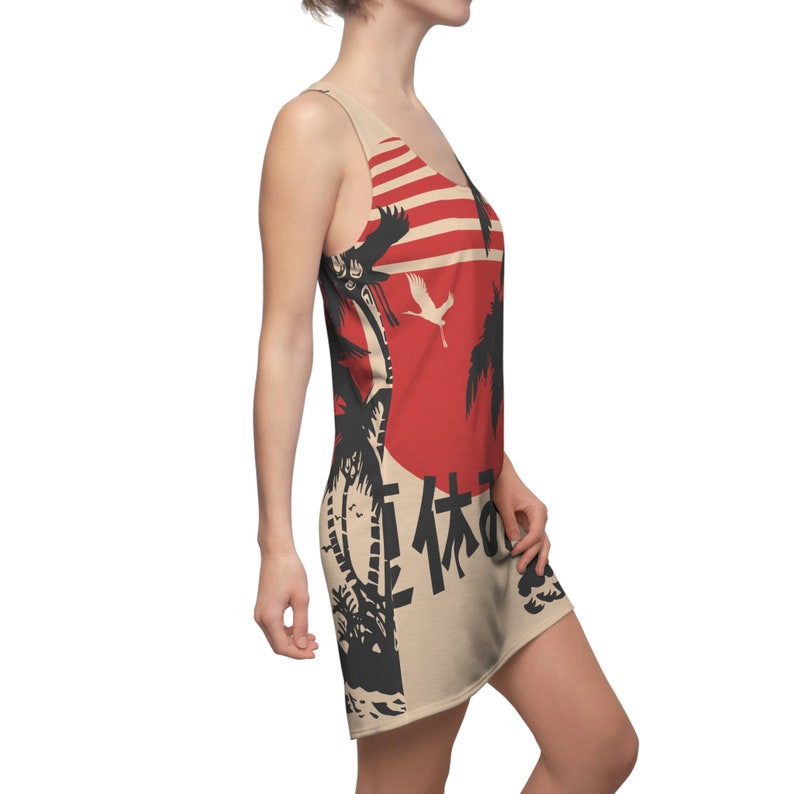 Palm Tree Wrap Dress