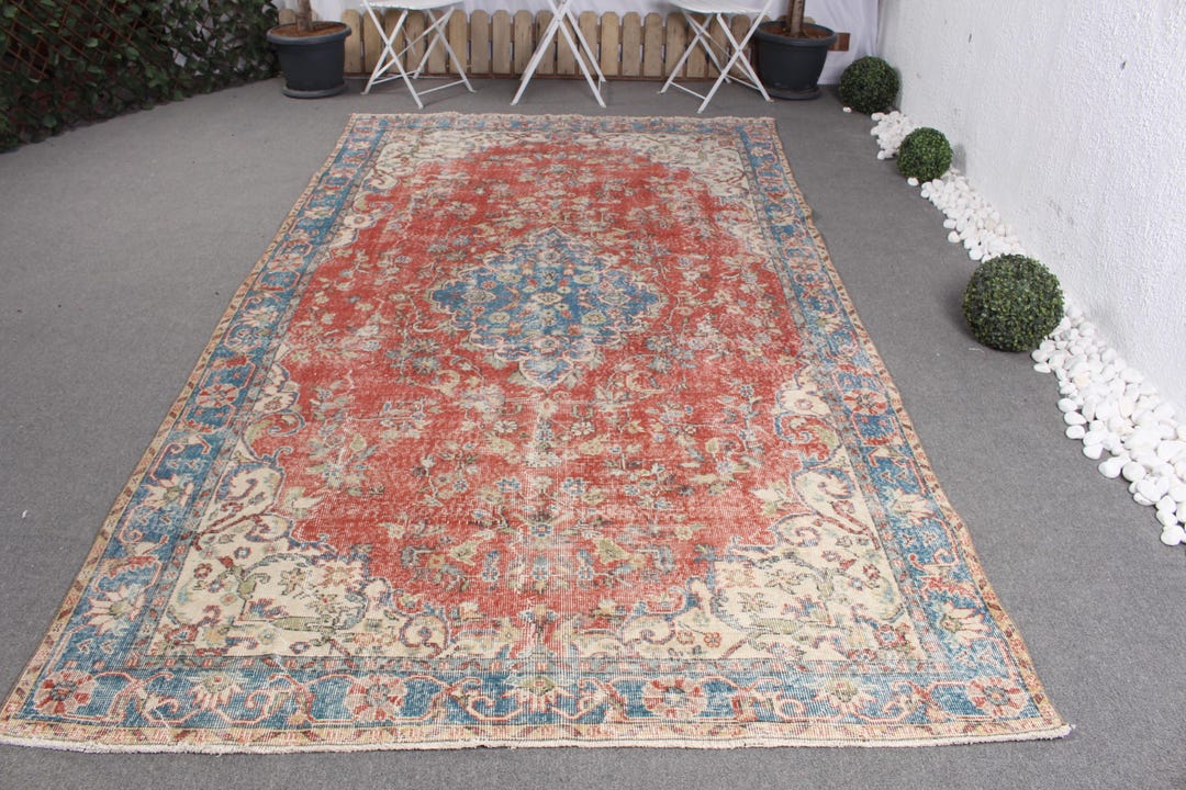 6x12 Rug Vintage Rug, 6x12 Large Rugs, Turkish Rug, Anatolian Rugs, Rugs for ...
