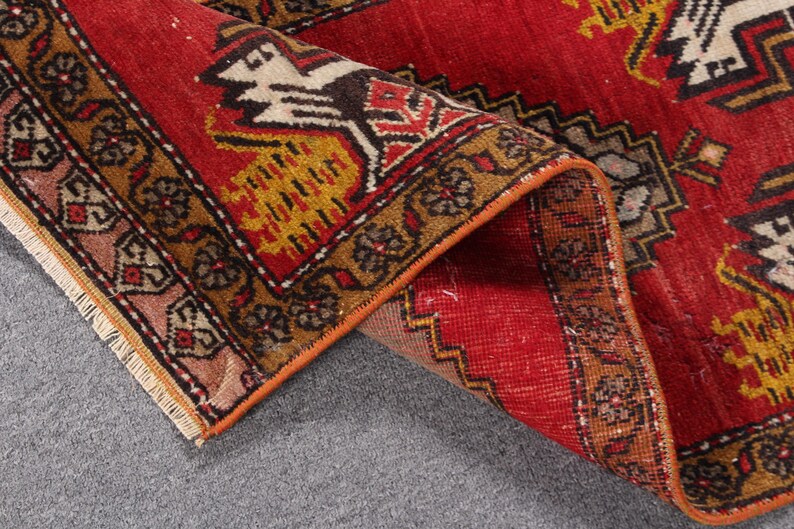 Turkish Rug, Vintage Rug, 2x4 Small Rugs, Antique Rug, Rugs for Entry