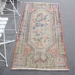Turkish Rug, Vintage Rug, 2.5x4.7 ft Small Rugs, Anatolian Rug, Rugs For Bedroom, Beige Oriental Rug, Turkish Rug Small,