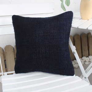 Pillow for Couch, Interior Designer Pillow, 14x14 Throw Kilim Pillow, Kilim Pillow Cover, Purple Pillow, Hemp Pillow, Bench Cushion,