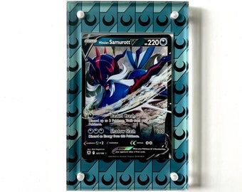 Poke Card DARK TYPE Frame Display Case PSA Card Protection Frame Single Storage for Trading Cards Autographed Trading Vetrina