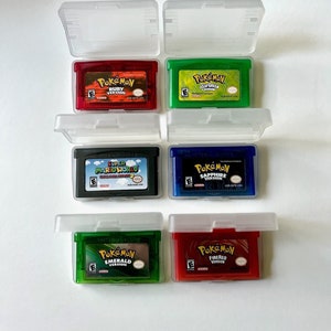 GBA-Pokemon Series 32-bit Video Game Cartucho, Inglês 5 Classic Emerald,  FireRed, LeafGreen, Rubi, Sapphire, Nintendo, Versão dos EUA