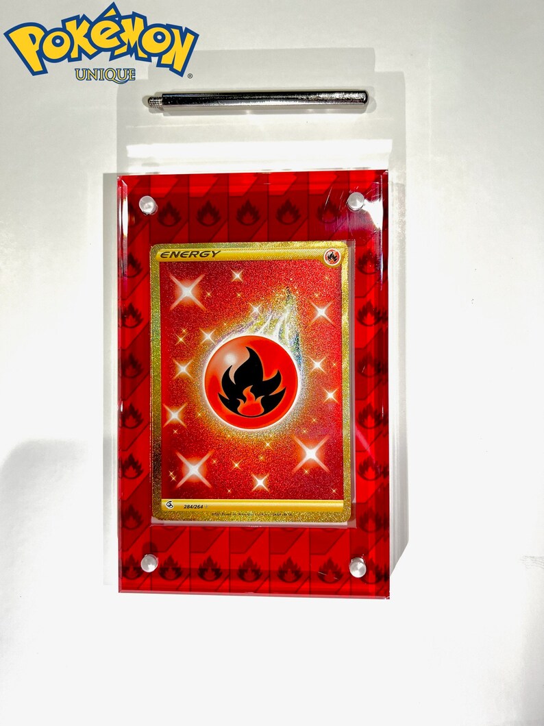 Vetrina Pokemon Protection Frame Single Storage Trading Cards Display Autographed Trading Active