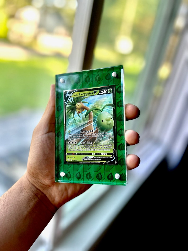 Vetrina Pokemon Protection Frame Single Storage Trading Cards Display Autographed Trading