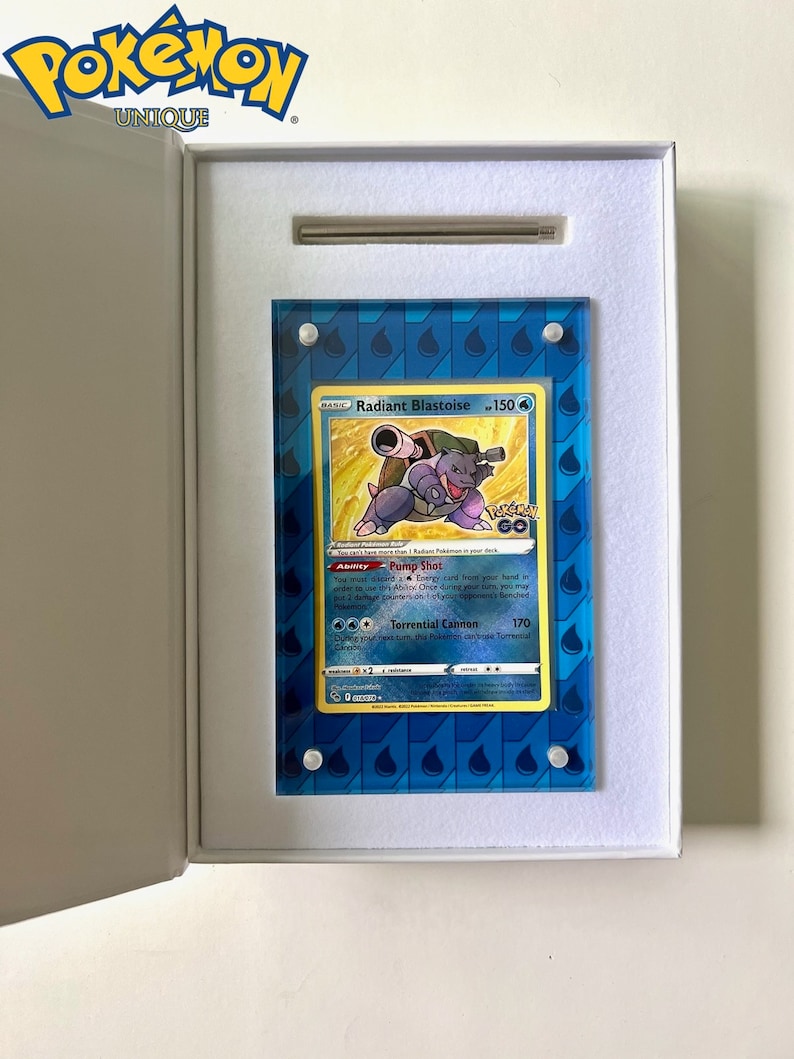 Pokemon Protection Frame Single Storage Trading Cards Display Autographed Trading