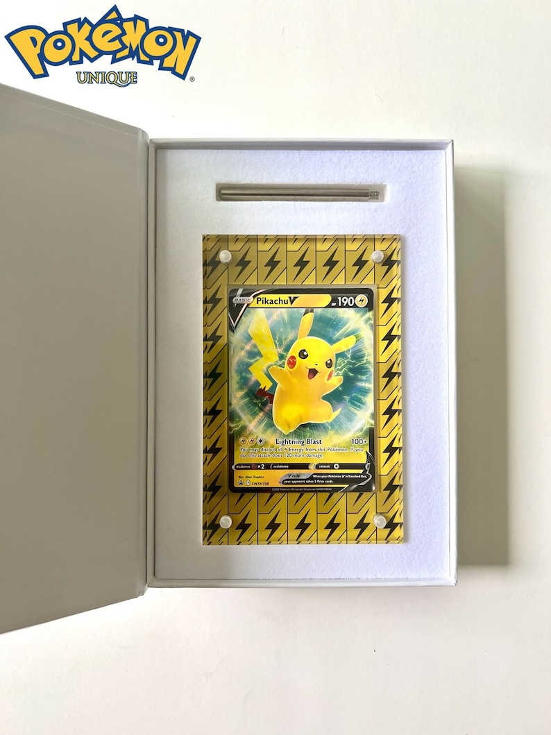 Pokemon Protection Frame Single Storage Trading Cards Display Autographed Trading