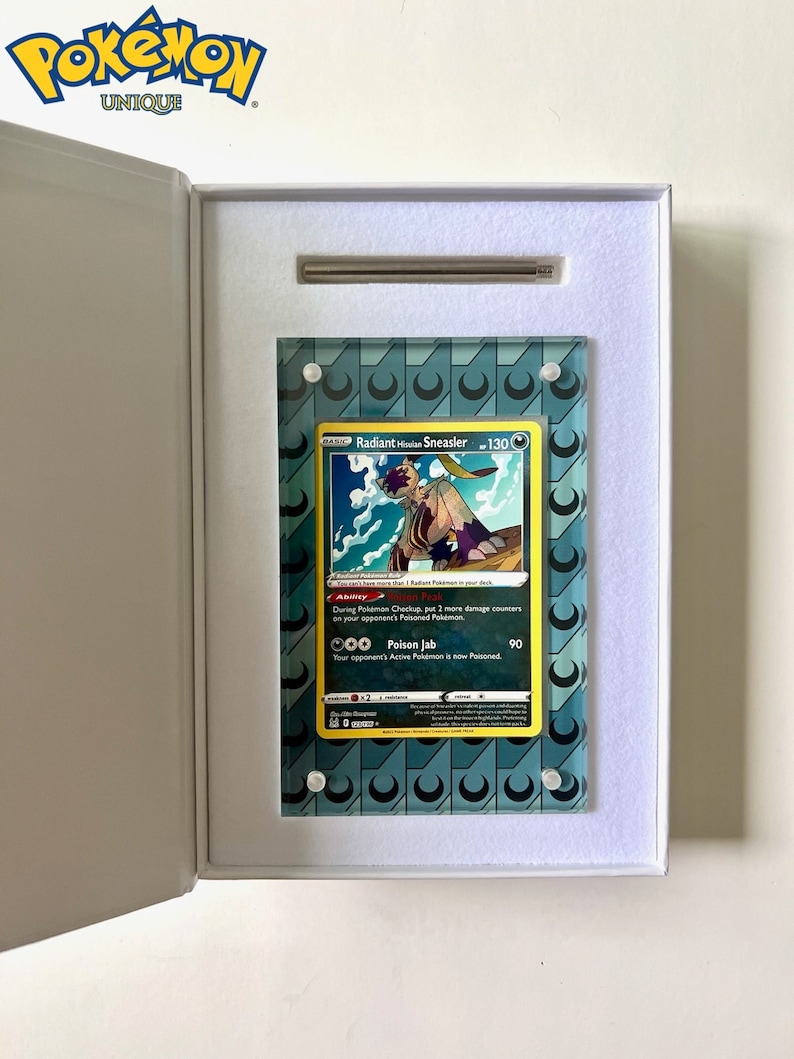 Vetrina Pokemon Protection Frame Single Storage Trading Cards Display Autographed Trading