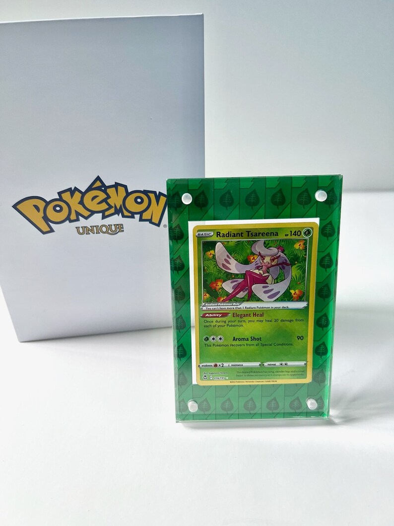 Vetrina Pokemon Protection Frame Single Storage Trading Cards Display Autographed Trading