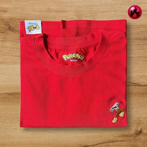 Blaziken Poke Embroidery T Shirt Summer Shirts Fire Type Poke Embroider Pikachu Bulbasaur Squirtle Charmander T Shirts Poke Tank