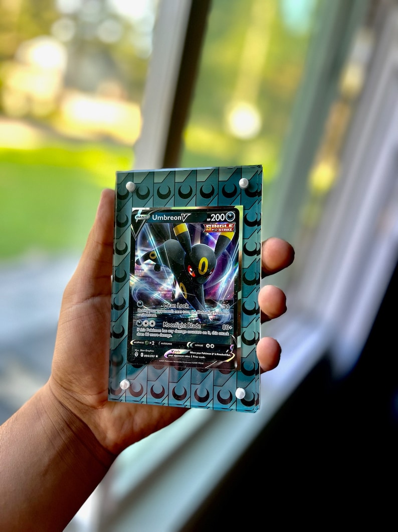 Pokemon Frame Single Storage Trading Cards Display Autographed Trading