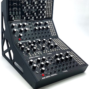 4 TIER Rack Stand (Low config) for Behringer CAT, Model D, K-2, Neutron, Pro-1, Pro-800, WASP | Also Moog, Taiga | Different colors avail
