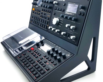 2-Tier Side-By-Side Digitakt / Syntakt / Digitone / Heat Stand | Decksaver compatible | 18.5&quot; W x 12&quot; D x 13&quot; H | Different colors available