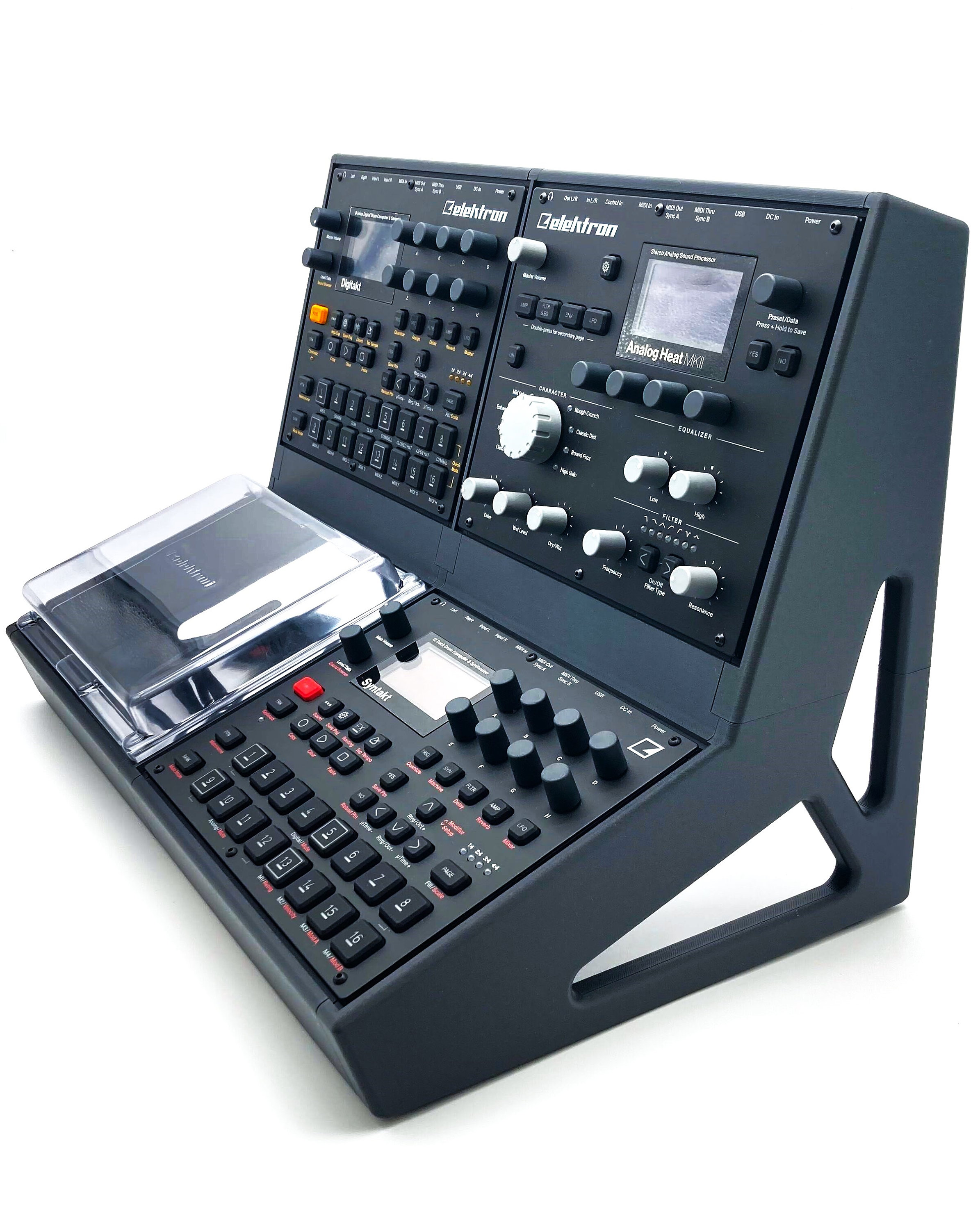 2-tier Side-by-side Digitakt / Syntakt / Digitone / Heat Stand 