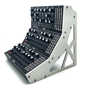 Moog 3 Tier Rack Stand for Semi-Modulars (Mother 32, DFAM, SubHarmonicon) | White Granite | Different colors available