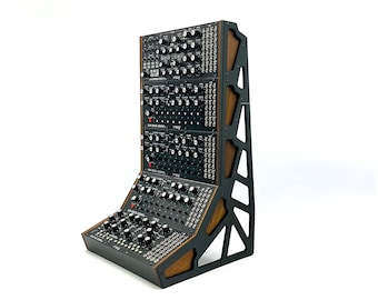 Sturdy 4 Tier Metal Rack for Moog Semi-modular Synthesizer/ Mother