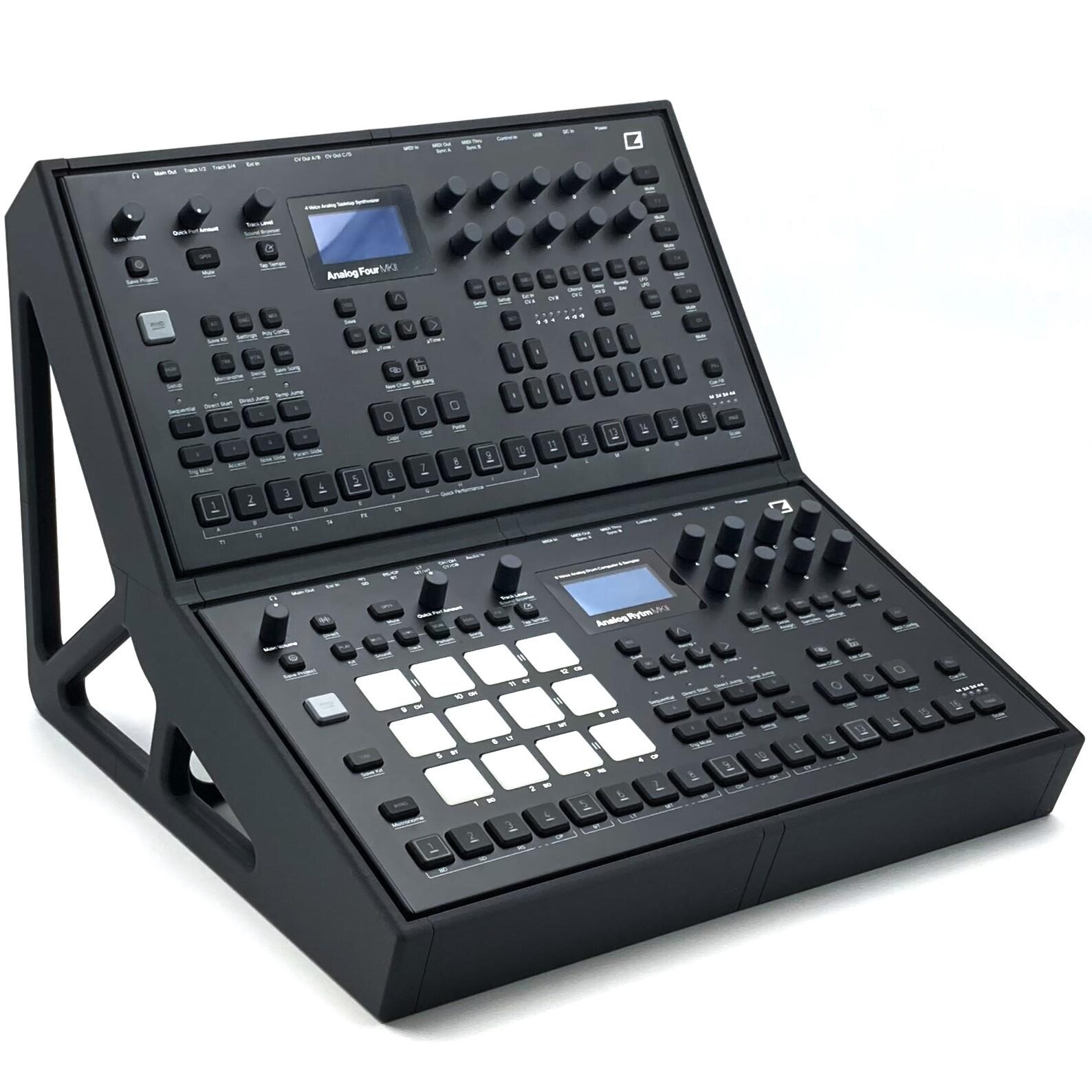 2-tier Analog Four + Analog Rytm Stand (mk II) | Decksaver Compatible ...