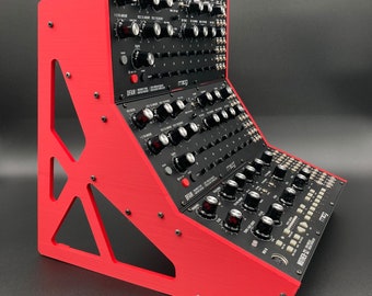 Moog 3 Tier Rack Stand for Semi-Modulars (Mother 32, DFAM, SubHarmonicon) | Lava Red | Different colors available