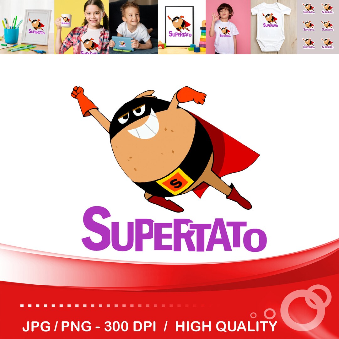SUPERTATO Kids Hero Digital Printable Kids Hero Printable A4 - Etsy